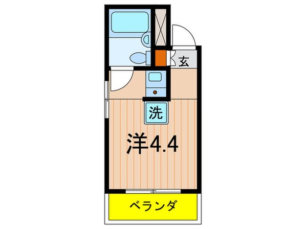 キソービクトリアマンション用賀の物件間取画像